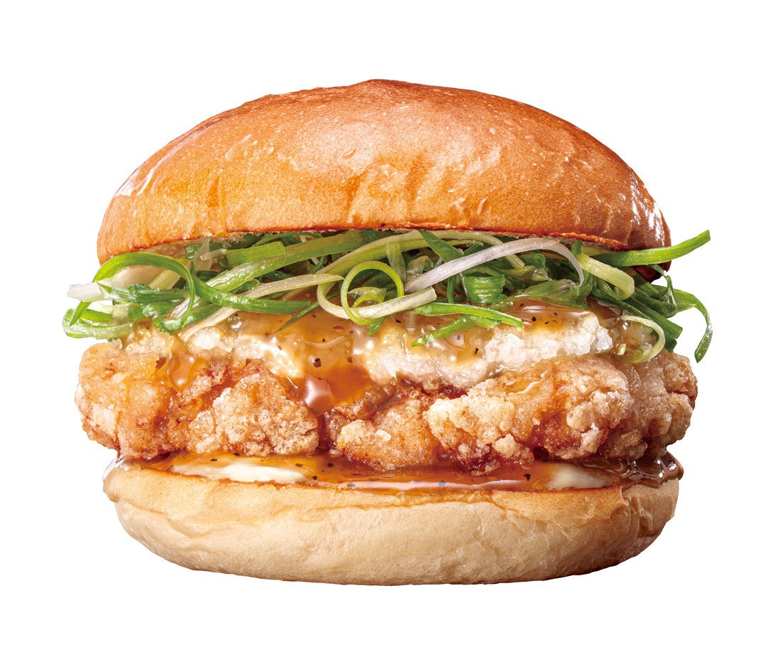 瀬戸内レモンねぎ塩おろしチキンバーガー