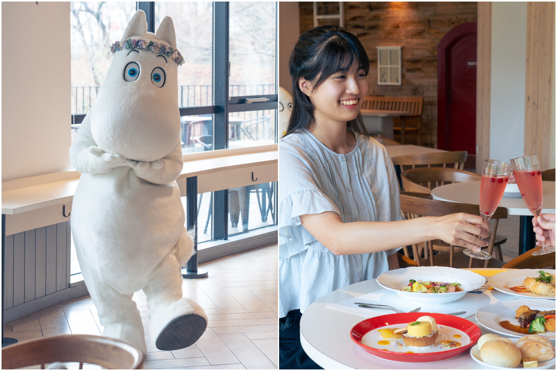 限定ディナー「レットゥラ ラウンジで kippis!!～ムーミン谷の仲間たちからの招待状～」