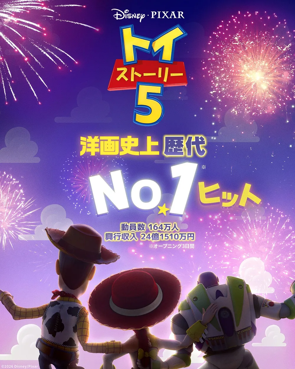 洋画史上歴代No.1を伝える記録ビジュアル