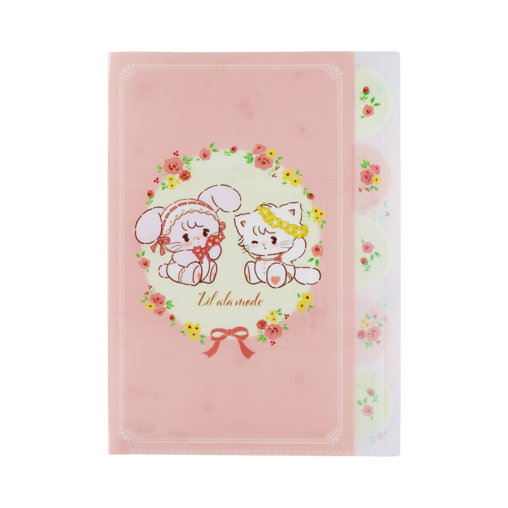 ダイカットクリアファイル5P ピンク