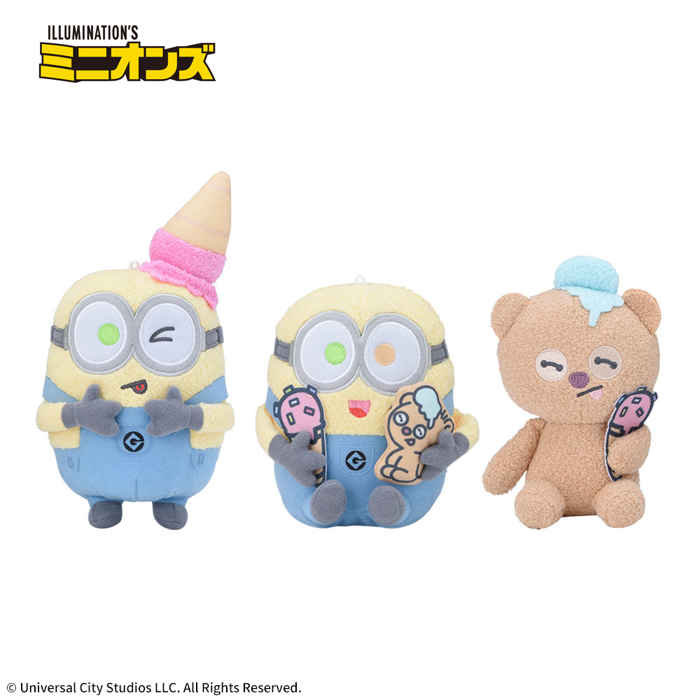 ミニオン　ぬいぐるみ‐ボブ&ティム‐　アイスクリーム