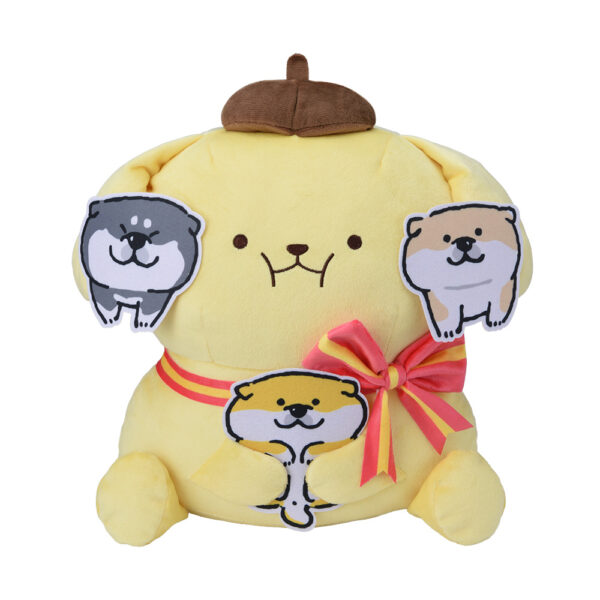 ポムポムプリン×しばんばん Lぬいぐるみ