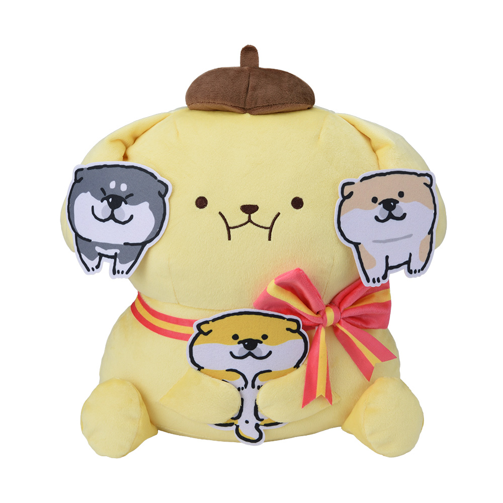 ポムポムプリン×しばんばん　Lぬいぐるみ