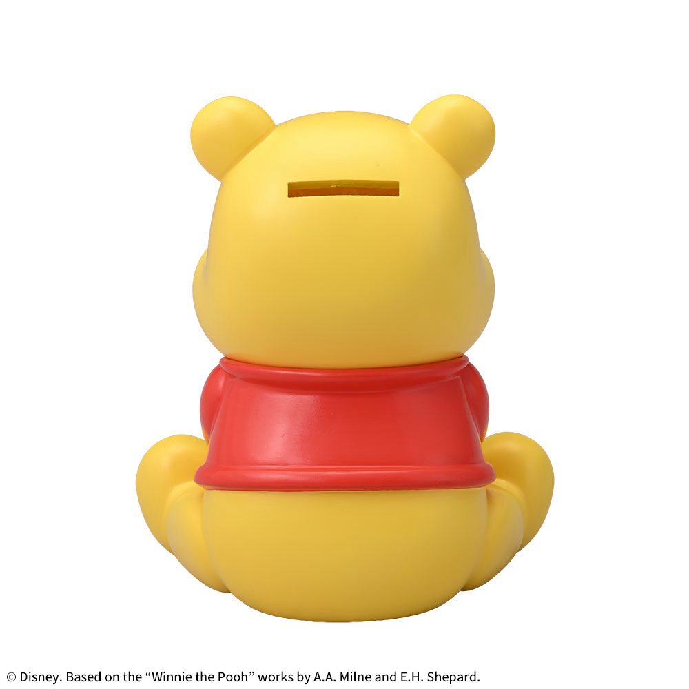 セガプライズ ディズニー『くまのプーさん』　赤いほっぺ　プラチナムザッカソフビ貯金箱（うしろ）