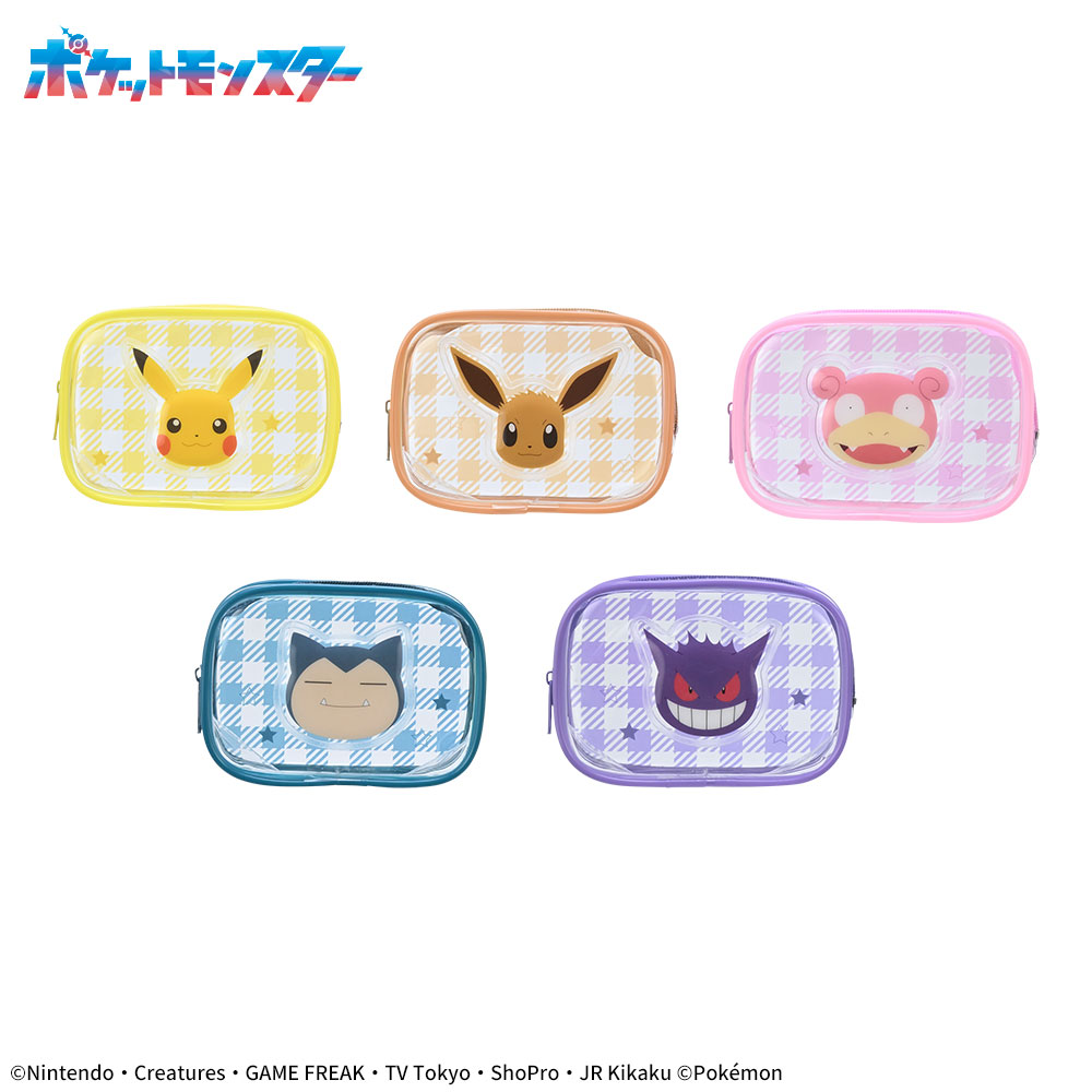 ポケットモンスター　ぷくぷくクリアミニポーチ