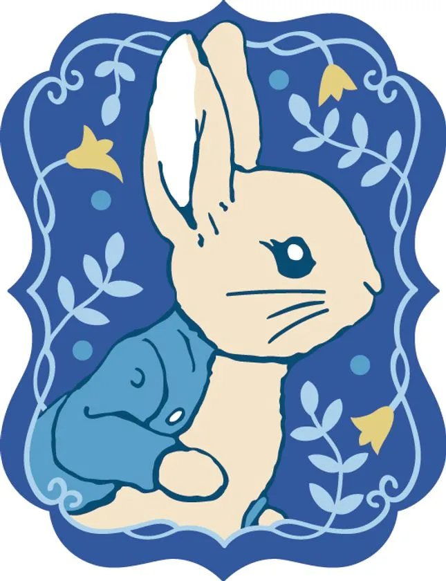 ピーターラビット 刺繍ブローチ