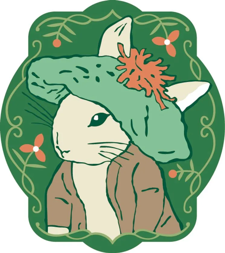 ドラゴン風衣装のピーターラビット