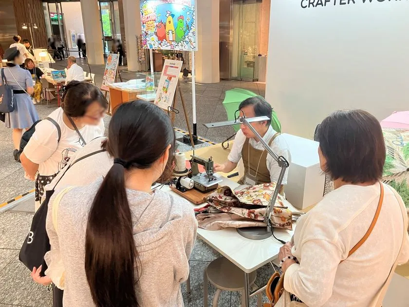 職人による製作実演
