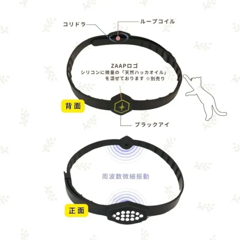 ZAAP Pemilyネックレスの正面・背面構造