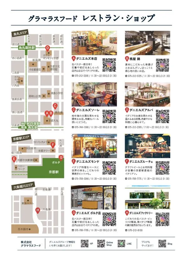 グラマラスフード店舗情報