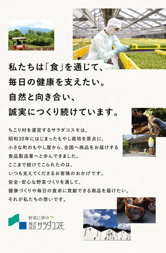 サラダコスモの食品づくり