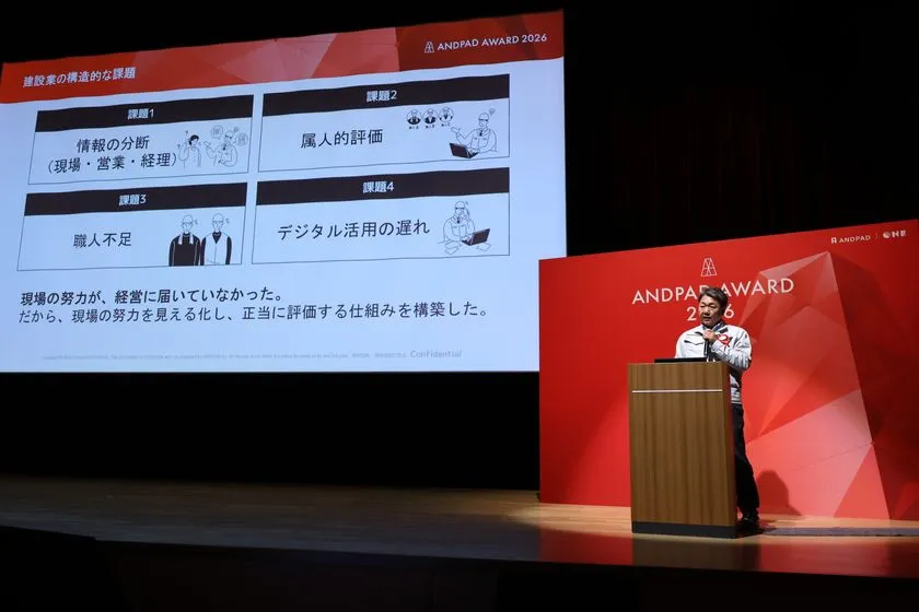 DX推進課題の発表スライド