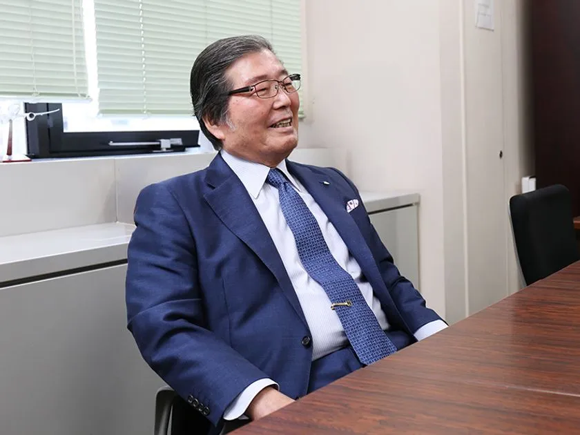 会長が語る対談カット