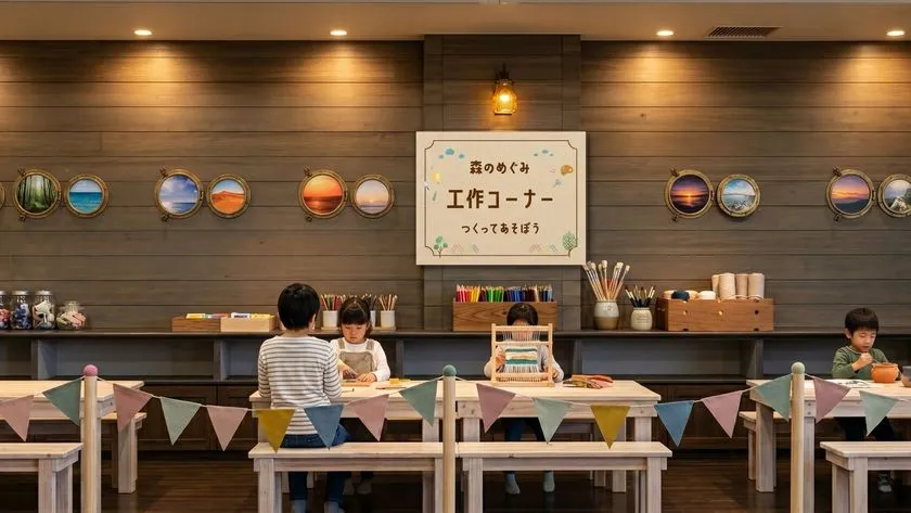 森のめぐみ工作コーナー
