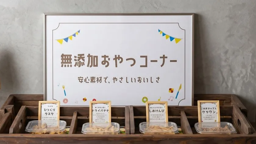 無添加おやつコーナー