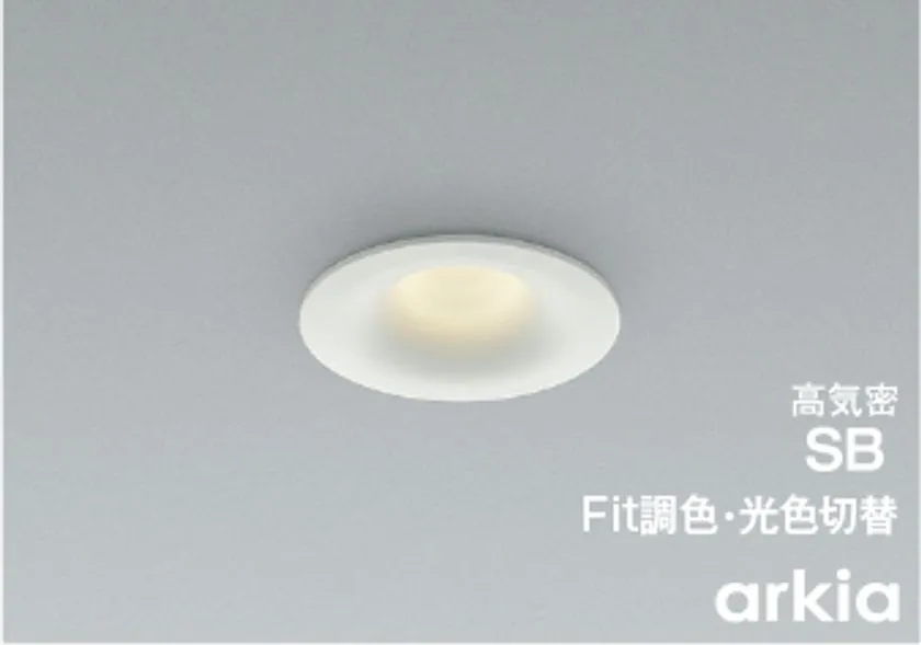 arkia ダウンライト マットファインホワイト