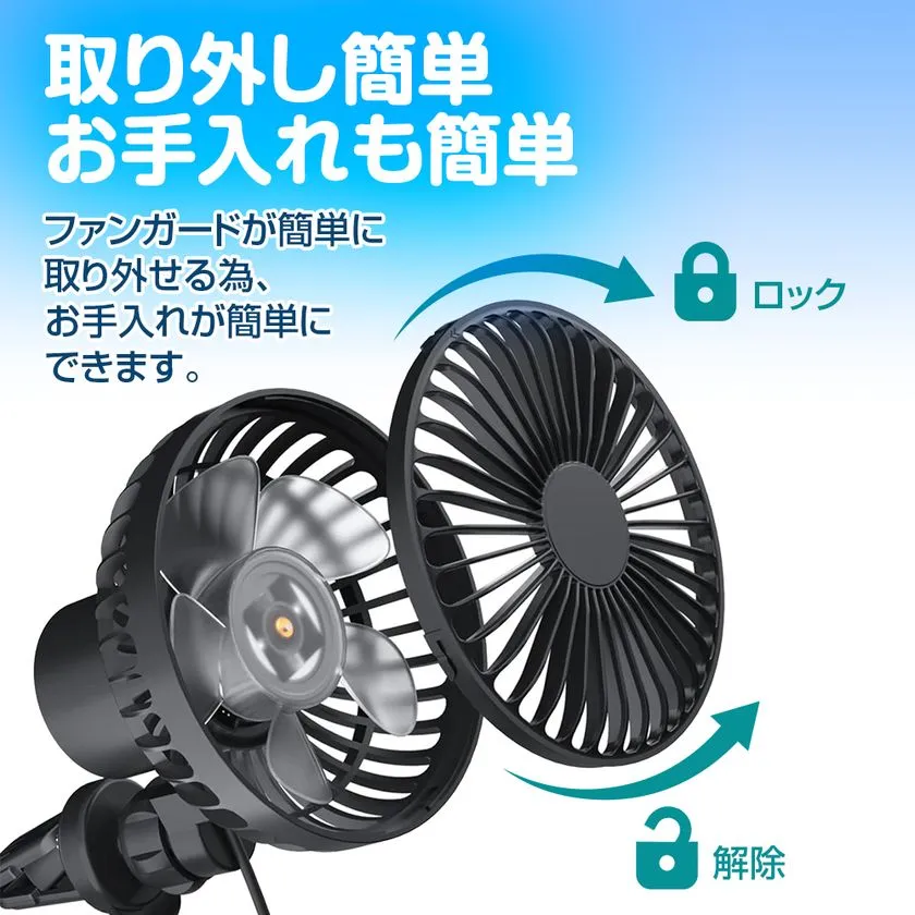 取り外せるファンガード