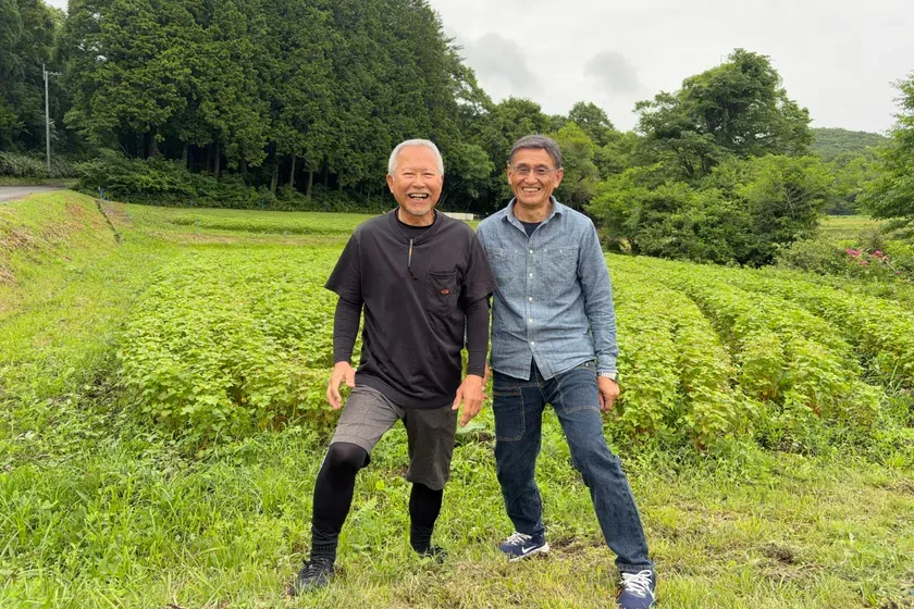 赤そば農家と養蜂家の連携