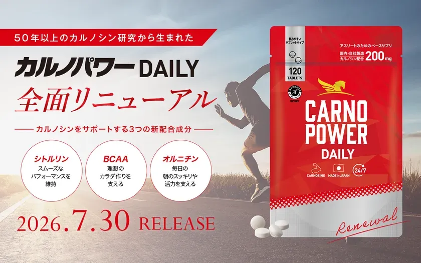 カルノパワーDAILYの新パッケージとリニューアル告知