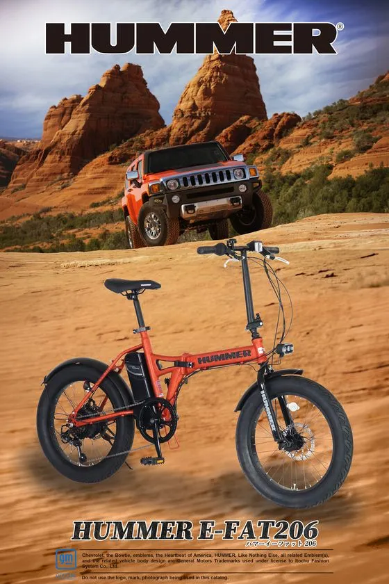 HUMMERのオフロードイメージとE-FAT206