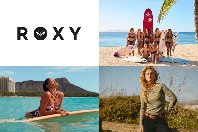 ROXYのビーチアクティブウェア