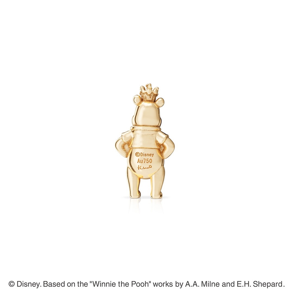 『Pooh’s Little Crown』　ミニスタチュー　バック