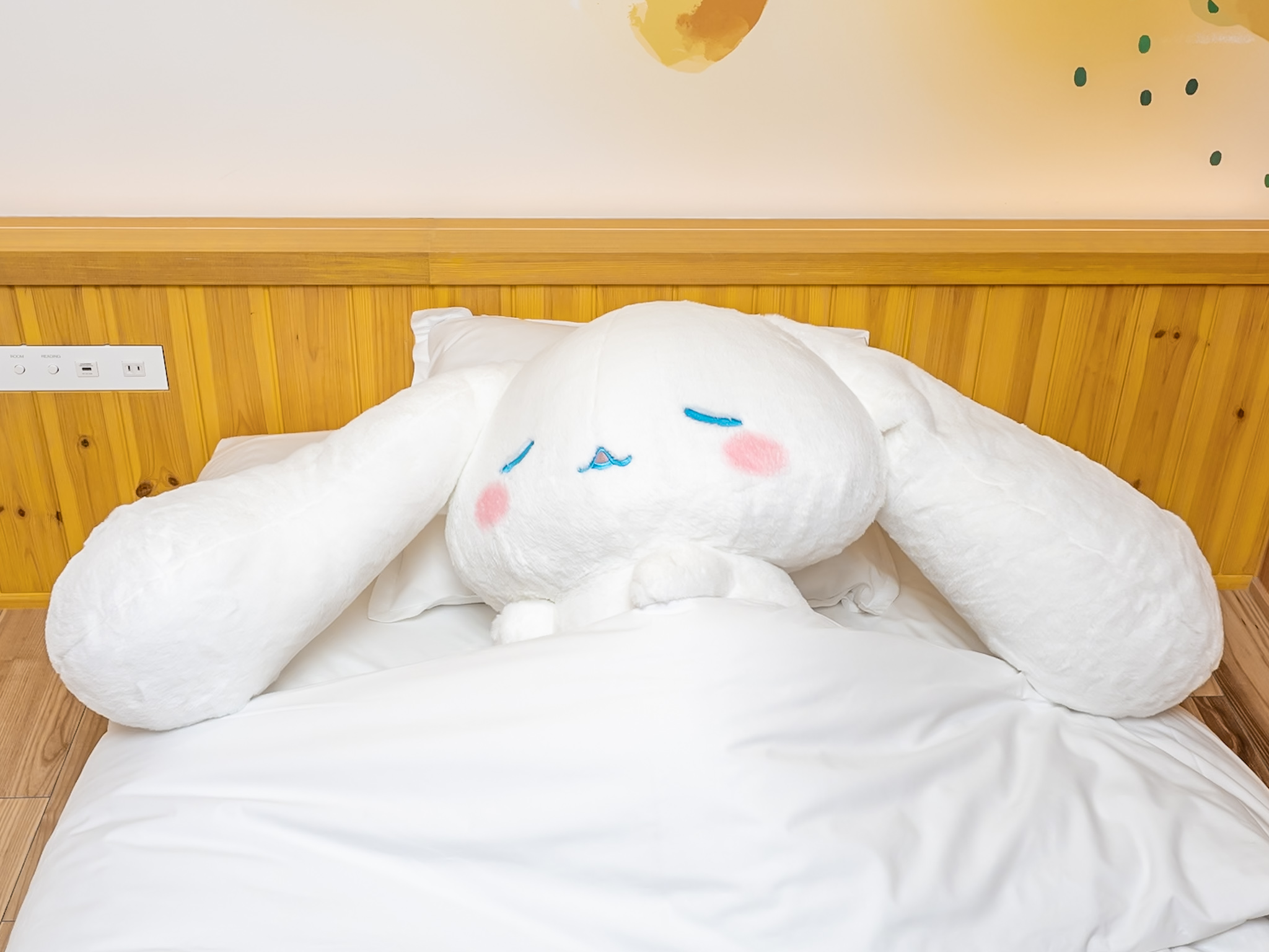 タカラトミーアーツ「サンリオキャラクターズ　With　my　friend！　大きなぬいぐるみ　むにゃむにゃシナモロール」表情