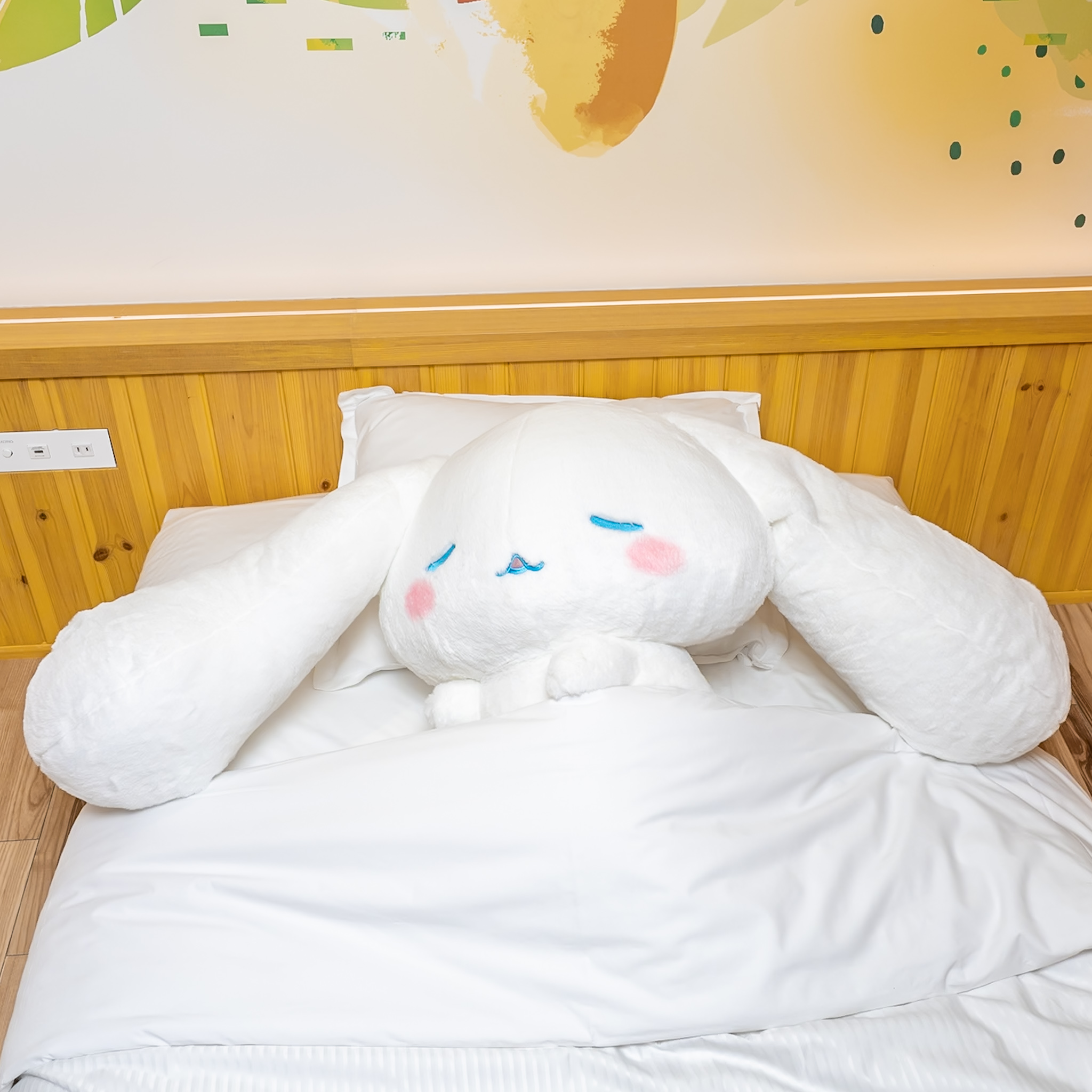 タカラトミーアーツ「サンリオキャラクターズ　With　my　friend！　大きなぬいぐるみ　むにゃむにゃシナモロール」全身