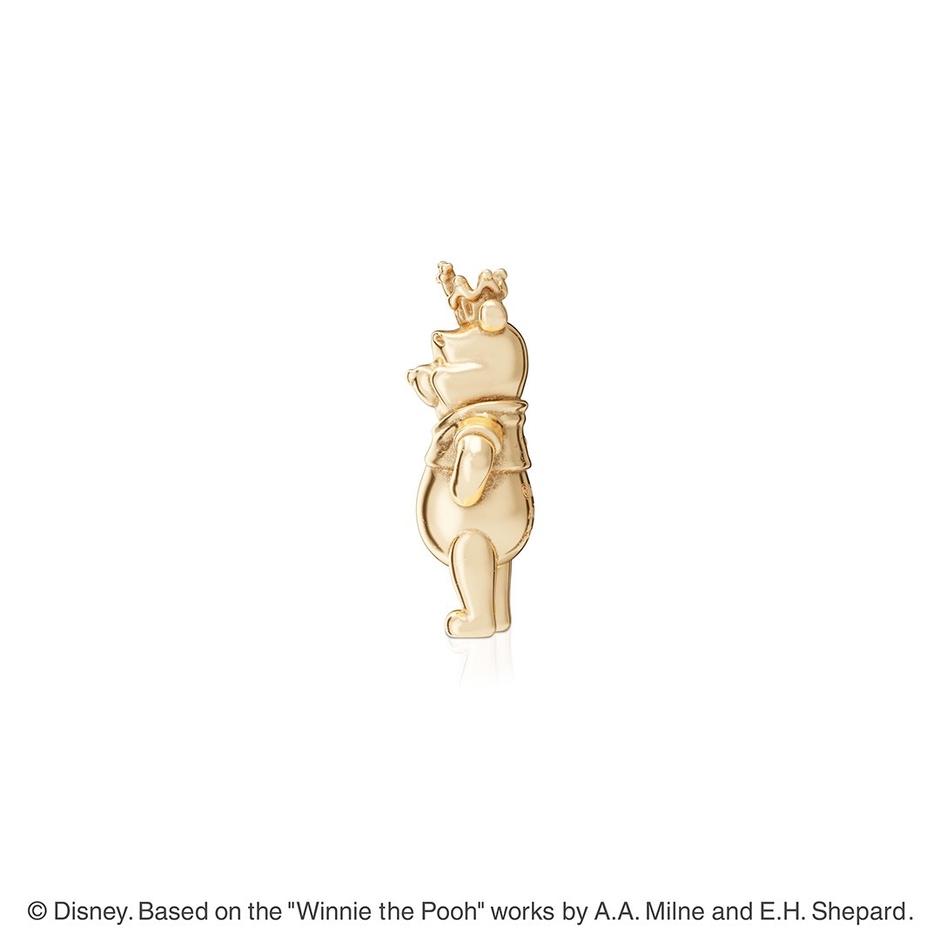 『Pooh’s Little Crown』　ミニスタチュー　サイド