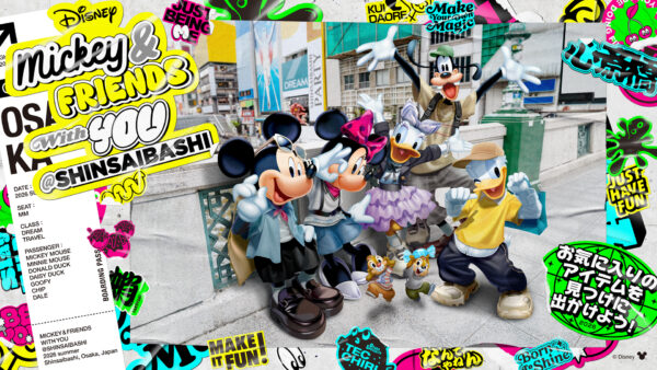 心斎橋PARCO ディズニータイアップキャンペーン「Mickey & FRIENDS with　YOU@SHINSAIBASHI」