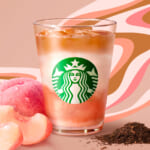スターバックス「ピーチ クリーミー ティー ラテ」