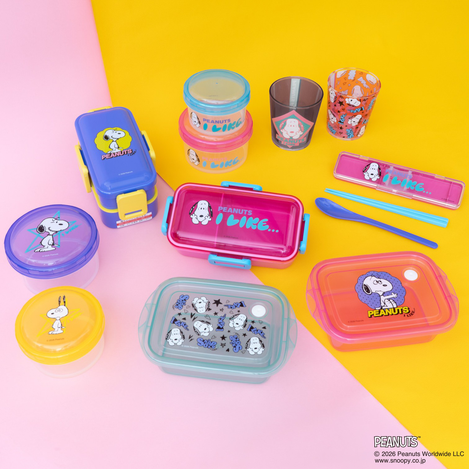 スヌーピー I LIKE...シリーズ ランチグッズ