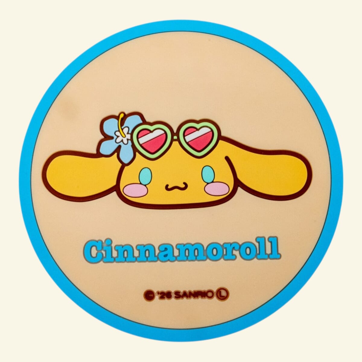 ラバーコースター サンリオキャラクターズ 日焼け　シナモロール