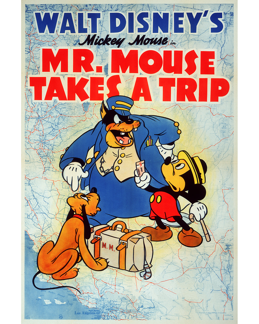 RODE SKO/“MR.MOUSE TAKES A TRIP” (1940) 『ミッキーのドキドキ汽車旅行』