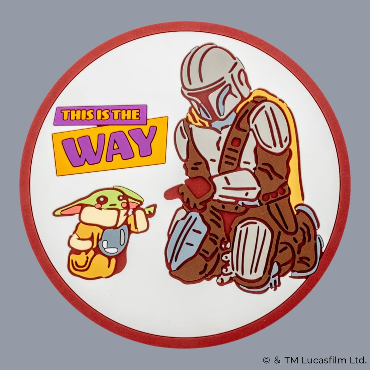 ラバーコースター(マンダロリアン&グローグー) THIS IS THE WAY