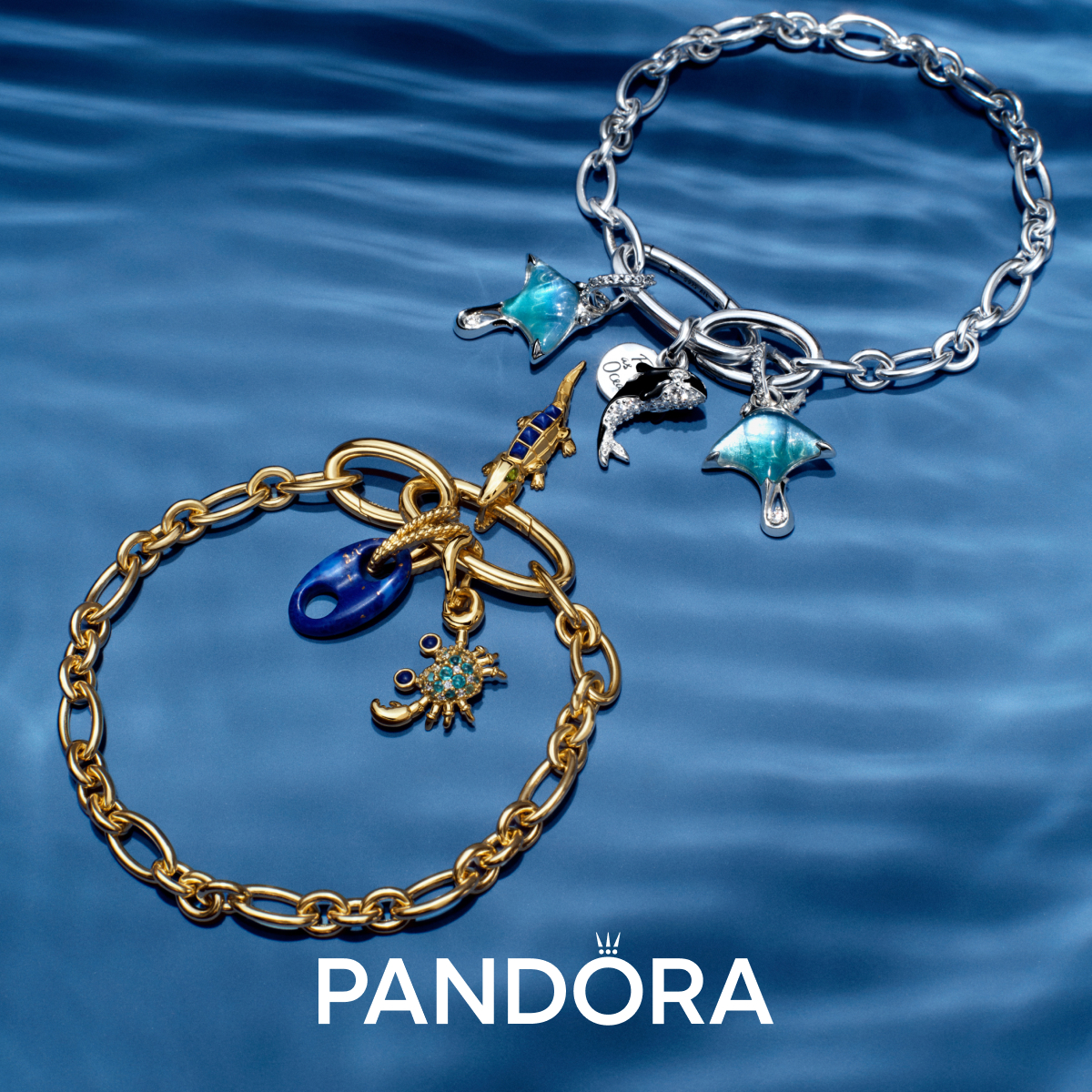 Pandora「Openable Oval Link Chain Bracelet & Charm」