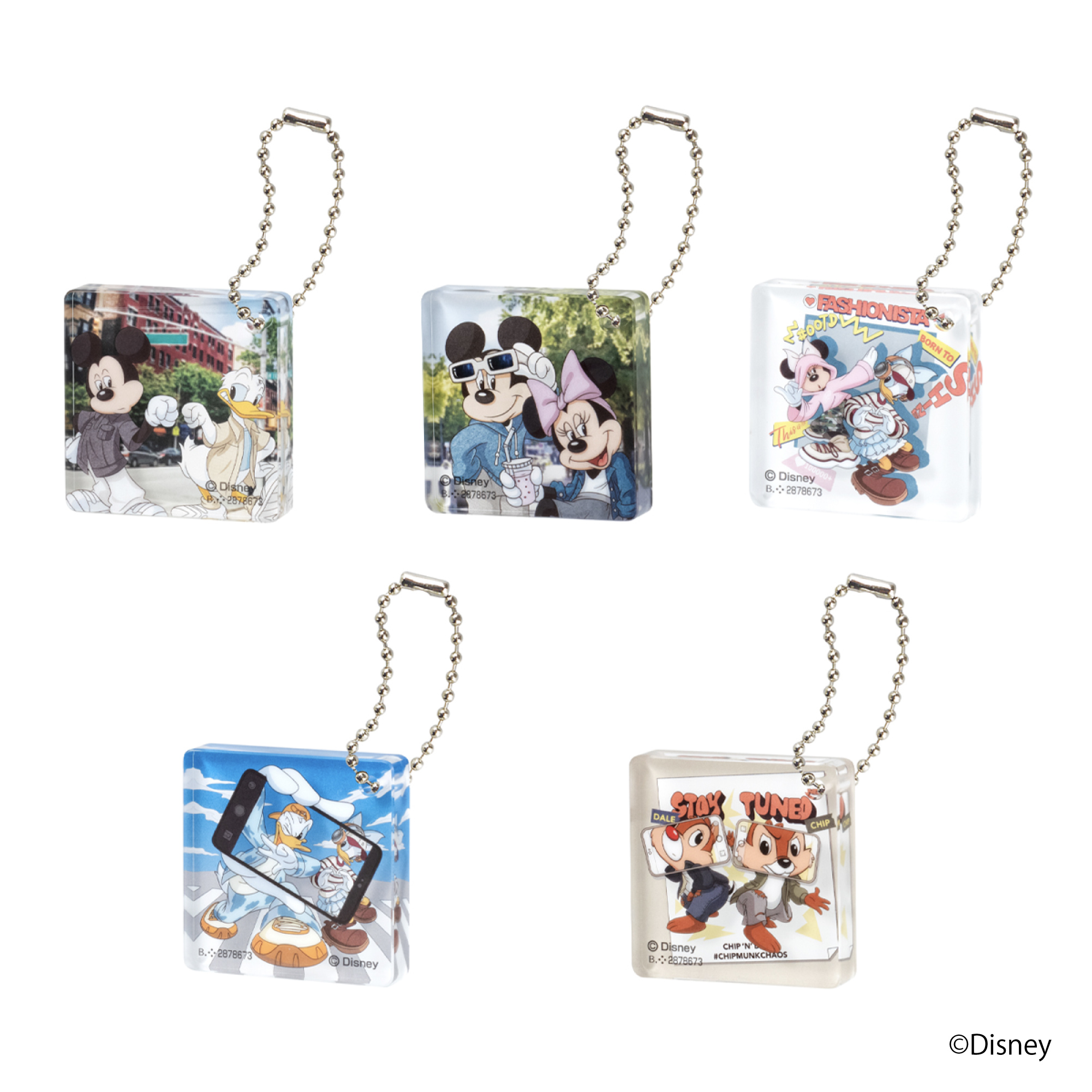 バンダイナムコ Cross Store：Disney MICKEY & FRIENDS WITH YOU アクリルブロックチャーム