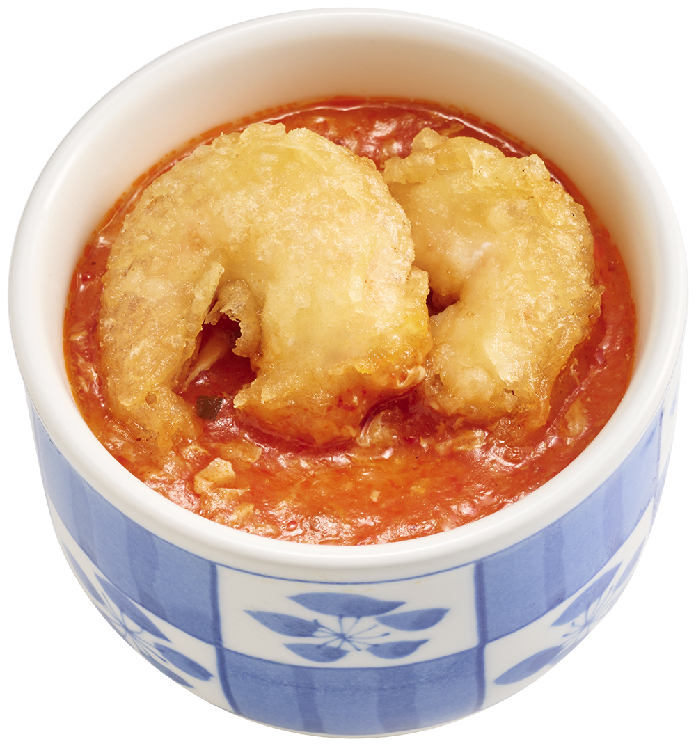 茶碗蒸し エビチリのせ