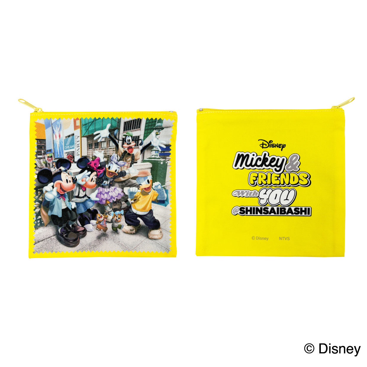 Disney MICKEY & FRIENDS with YOU / フラットポーチ