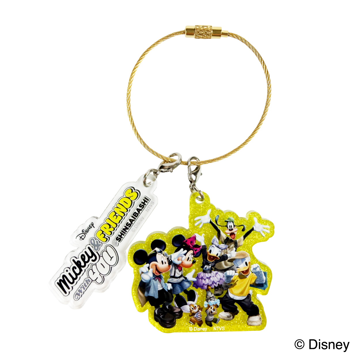 Disney MICKEY & FRIENDS with YOU / アクリル2連キーホルダー