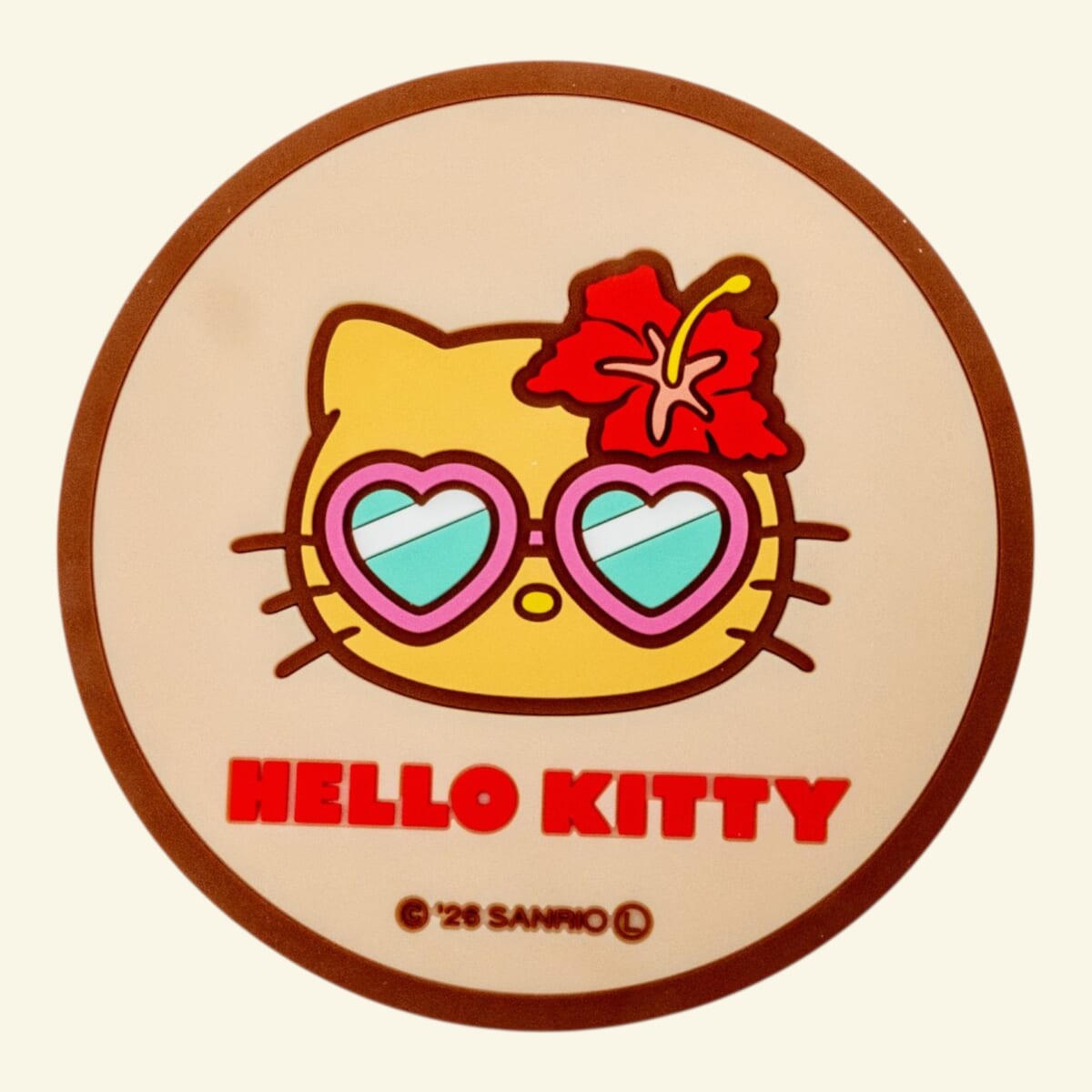 ラバーコースター サンリオキャラクターズ 日焼け　ハローキティ