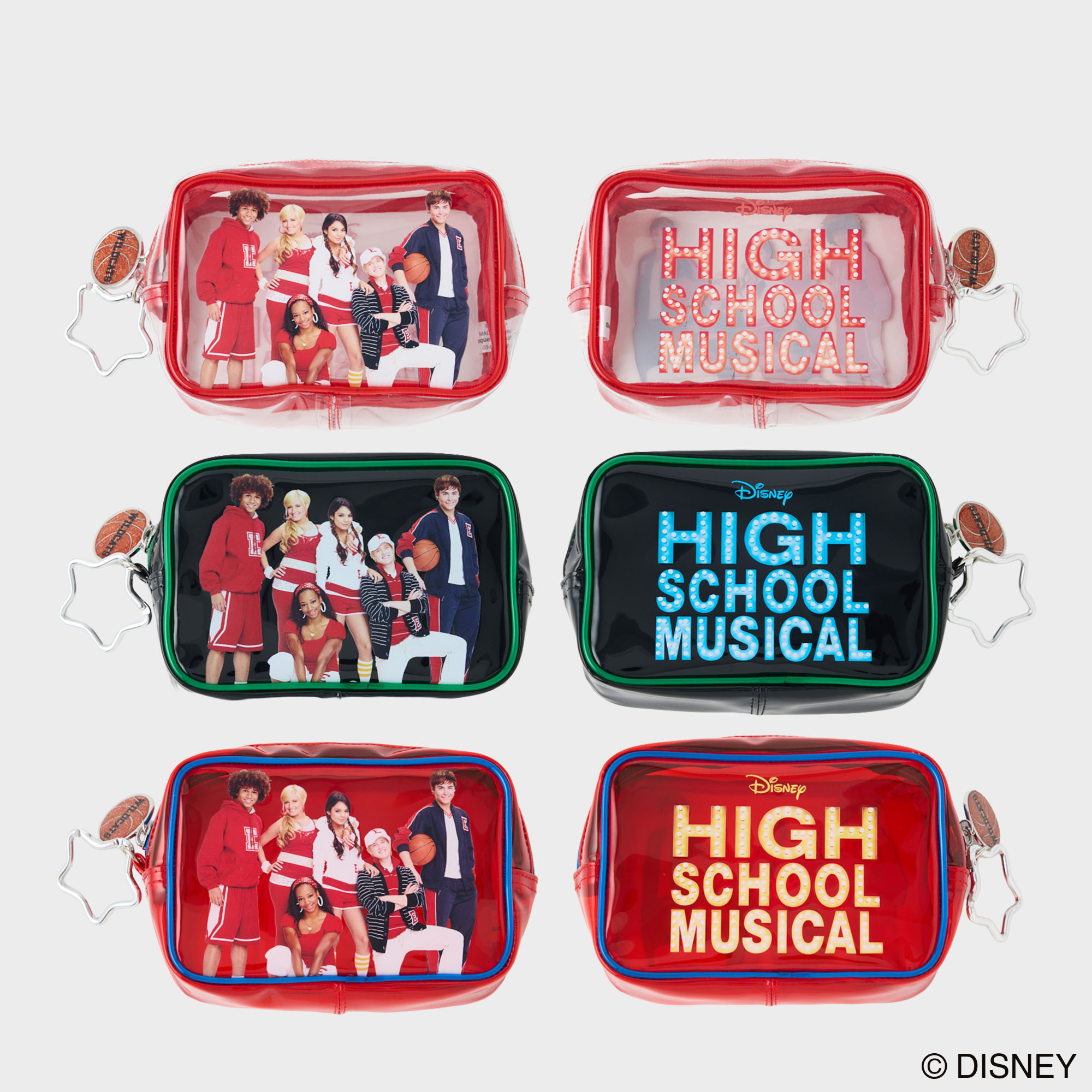 ＜Disney SERIES CREATED by MUS＞ ハイスクール・ミュージカル クリアポーチ