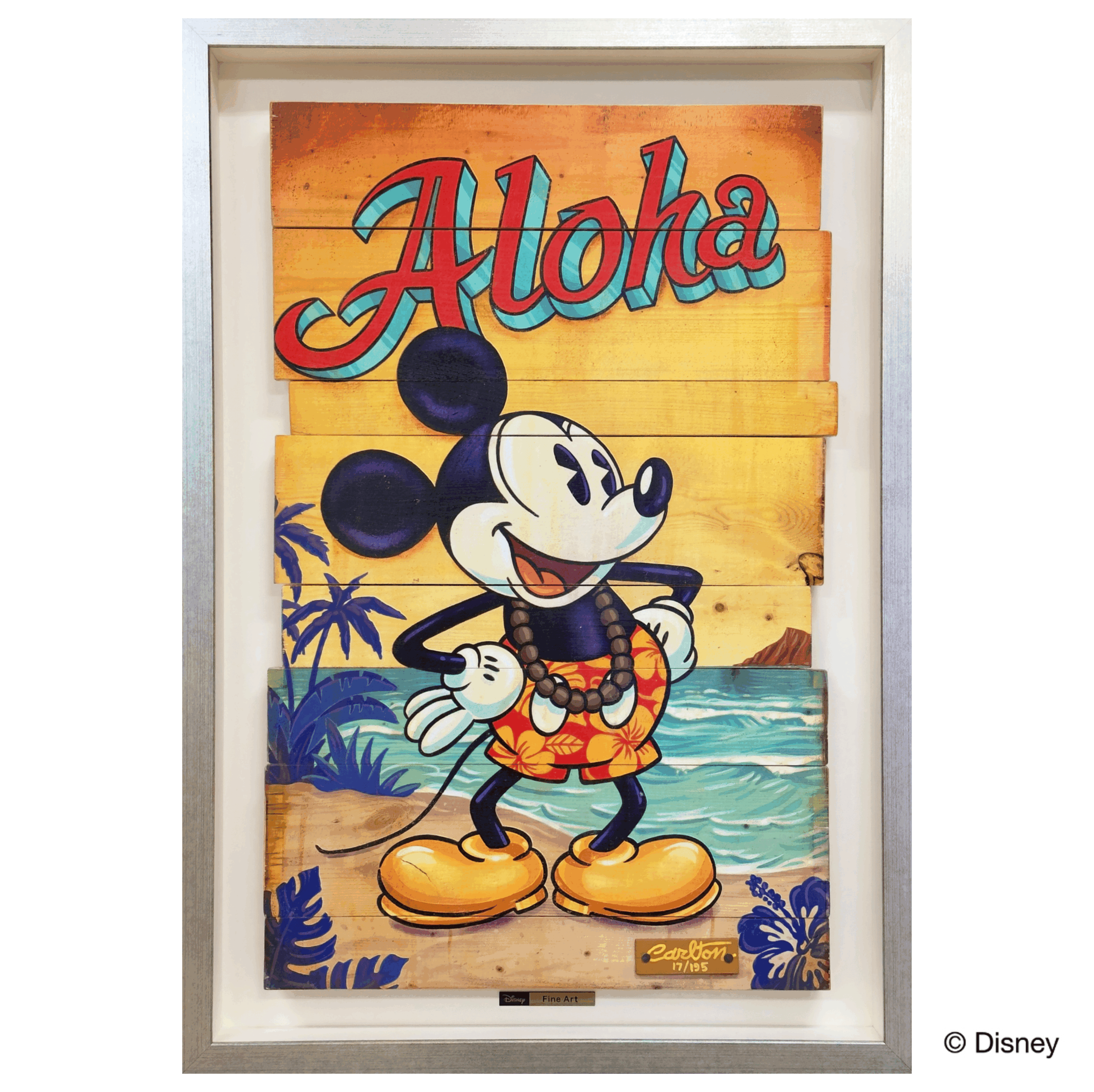 ＜ディズニー アートコレクション＞Waves of Aloha