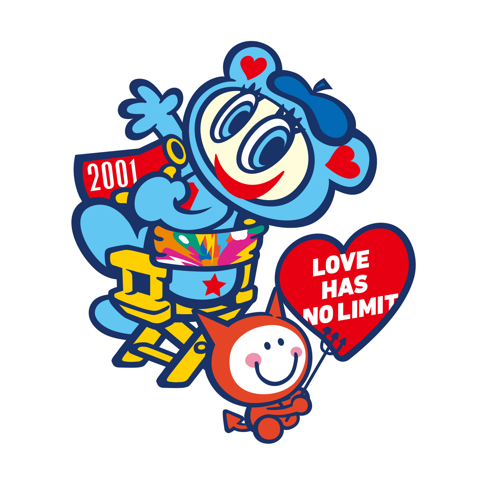 ユニバーサル・スタジオ・ジャパン「LOVE HAS NO LIMIT × ANGEL BLUE」チャリティグッズ イメージ