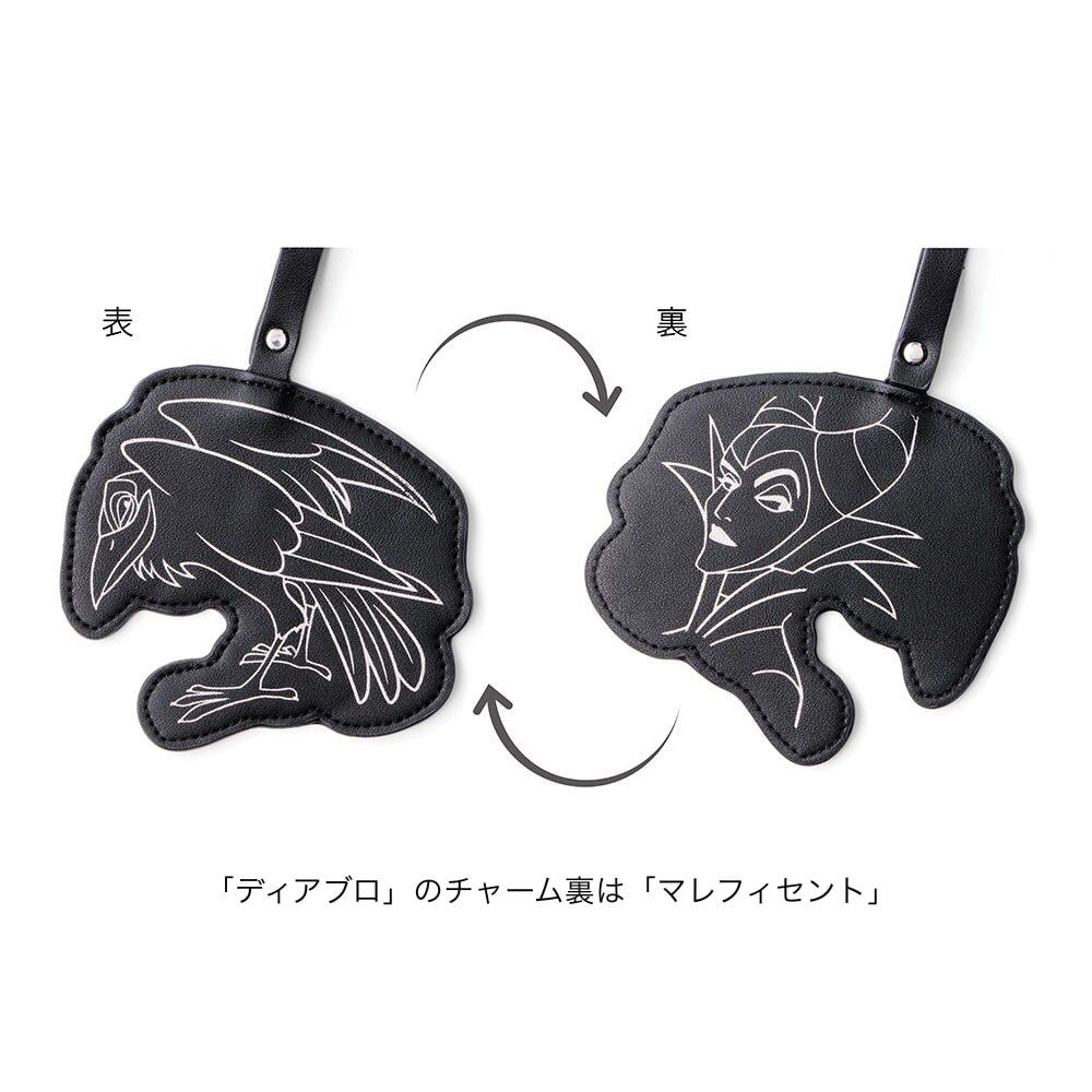 ショルダーバッグ「ディズニーヴィランズ」 表裏でモチーフが異なるチャーム