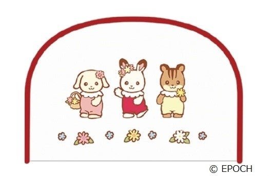 サガラ刺繍ポーチのデザイン