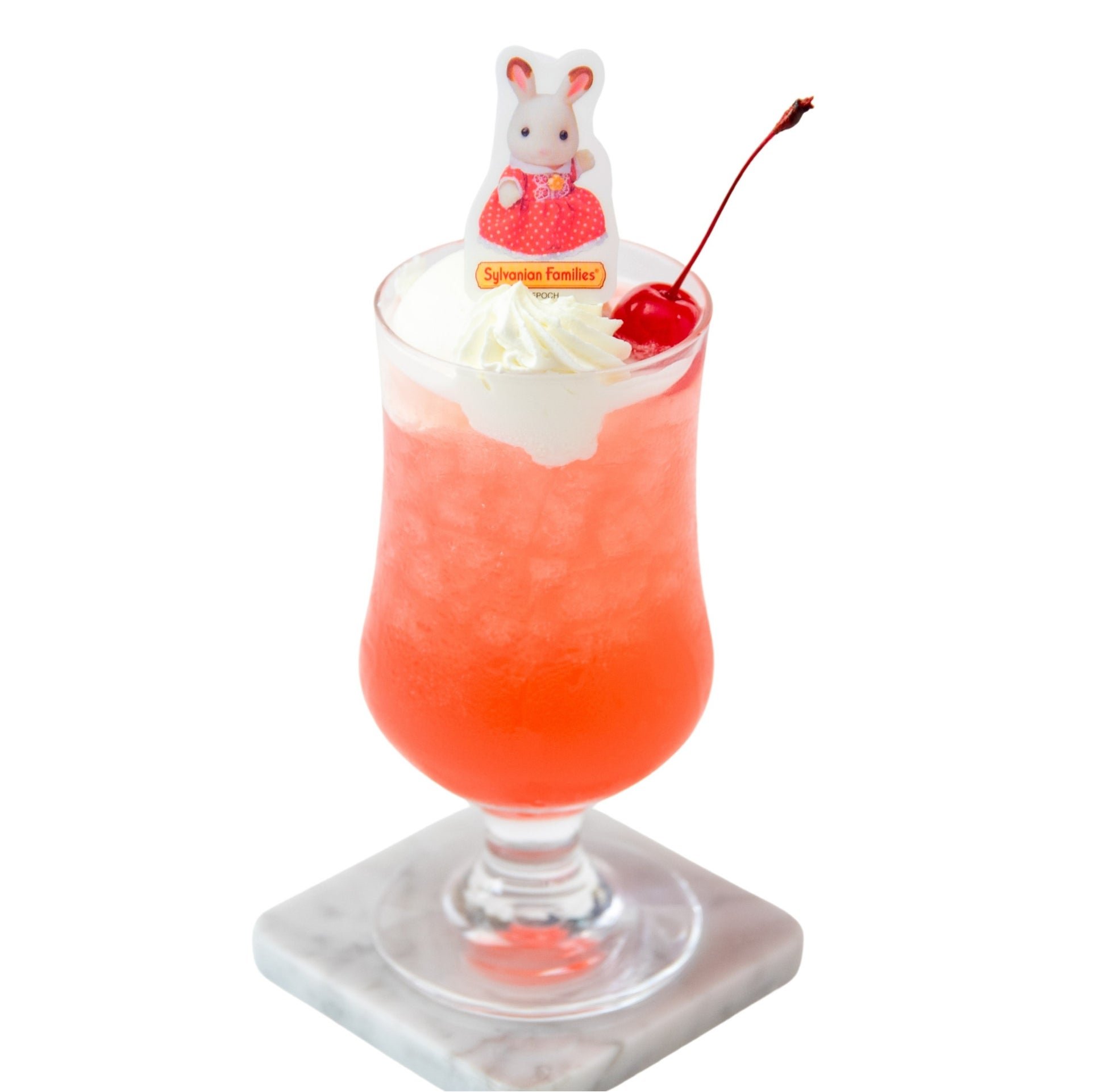 丸福珈琲店のピンククリームソーダ