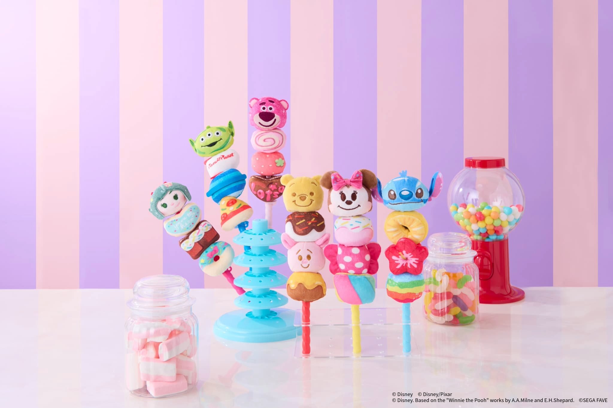 きゃらマロ Disney 全6種のメインビジュアル