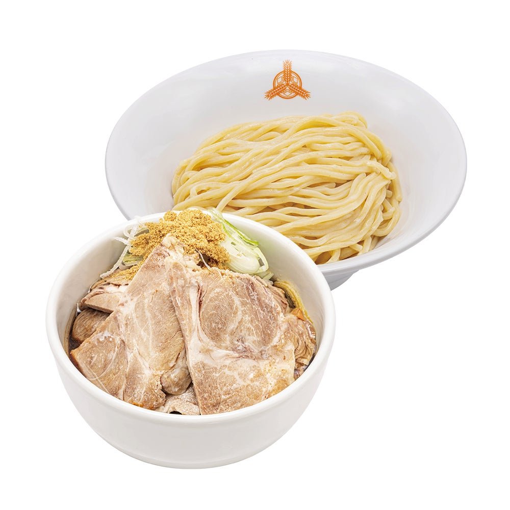 肉盛り黒鰹醤油つけそば