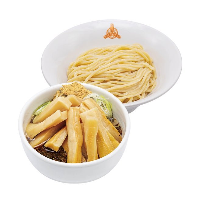 メンマ盛り黒鰹醤油つけそば